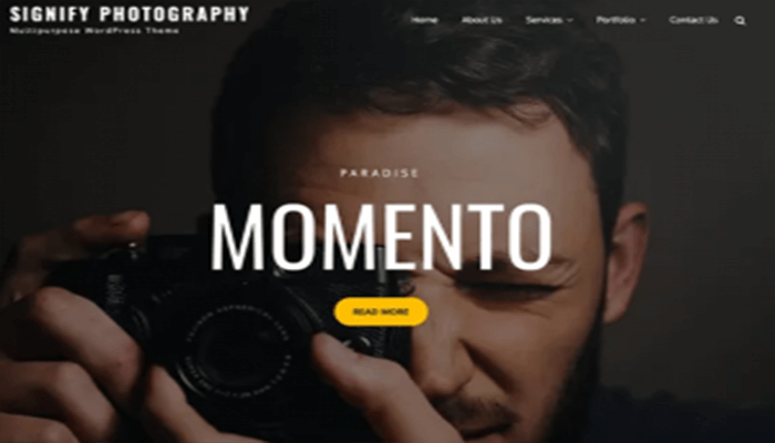 Fotoğrafcı Teması Momento