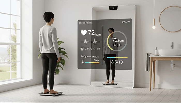 2026’da Akıllı Aynalar ile Sağlık Takibi Geleceğin Teknolojisi