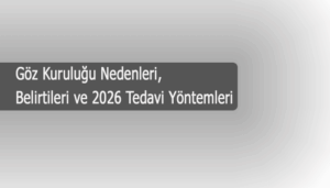 Göz Kuruluğu Nedenleri, Belirtileri ve 2026 Tedavi Yöntemleri